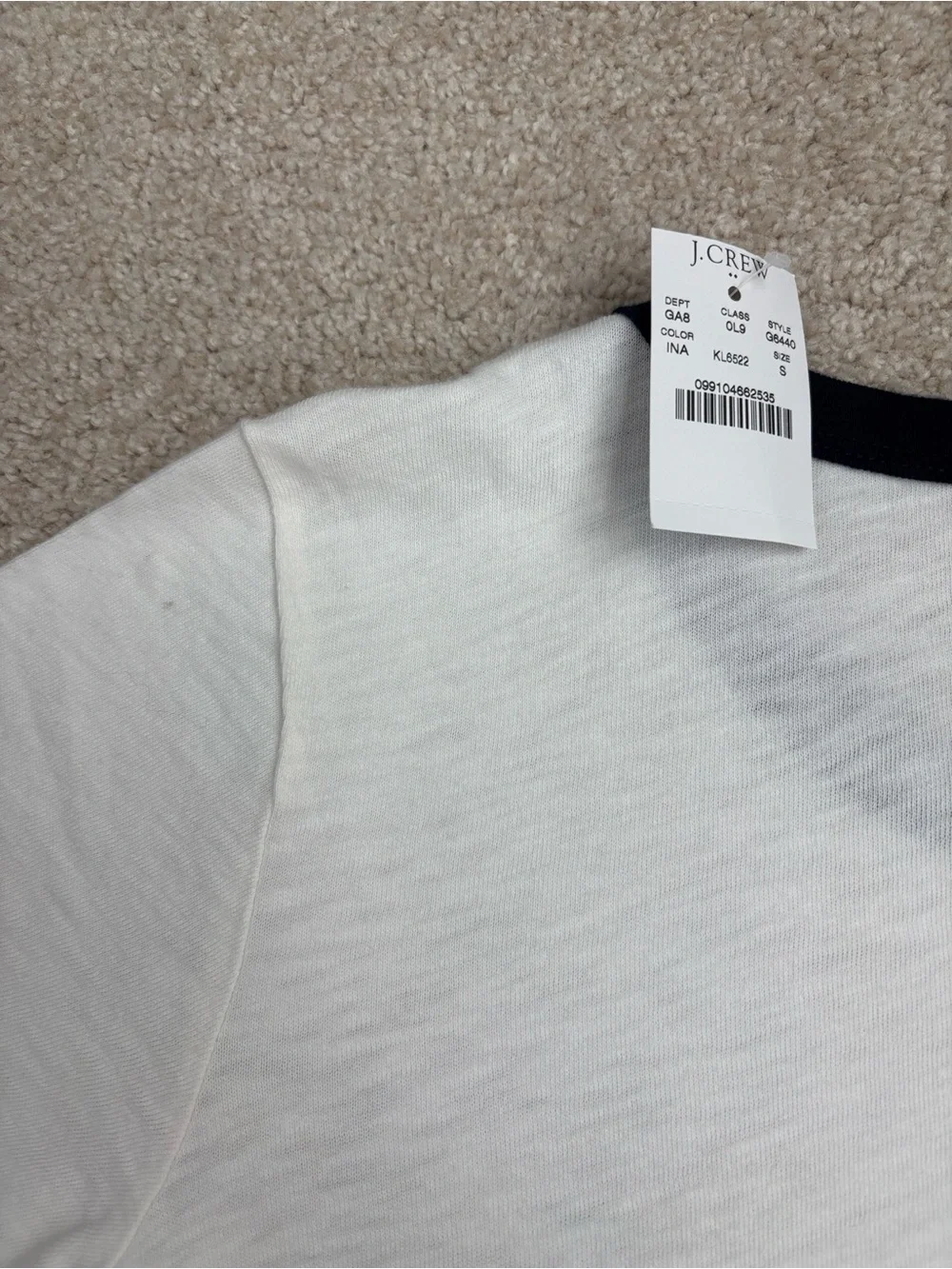 J. Crew NWT New York collector tee, size Small - Picture 7 of 9